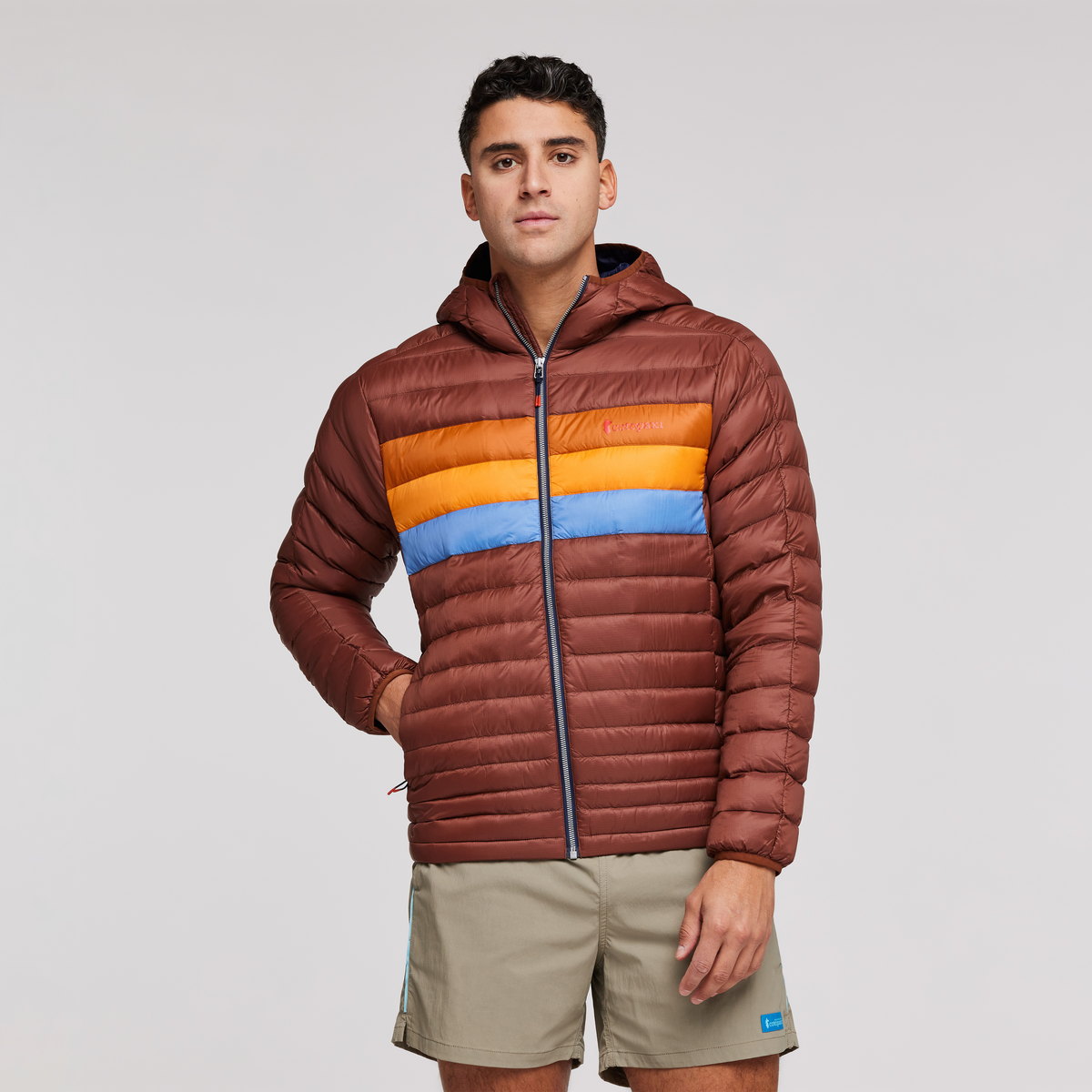 Fuego Hooded Down Jacket   Men's