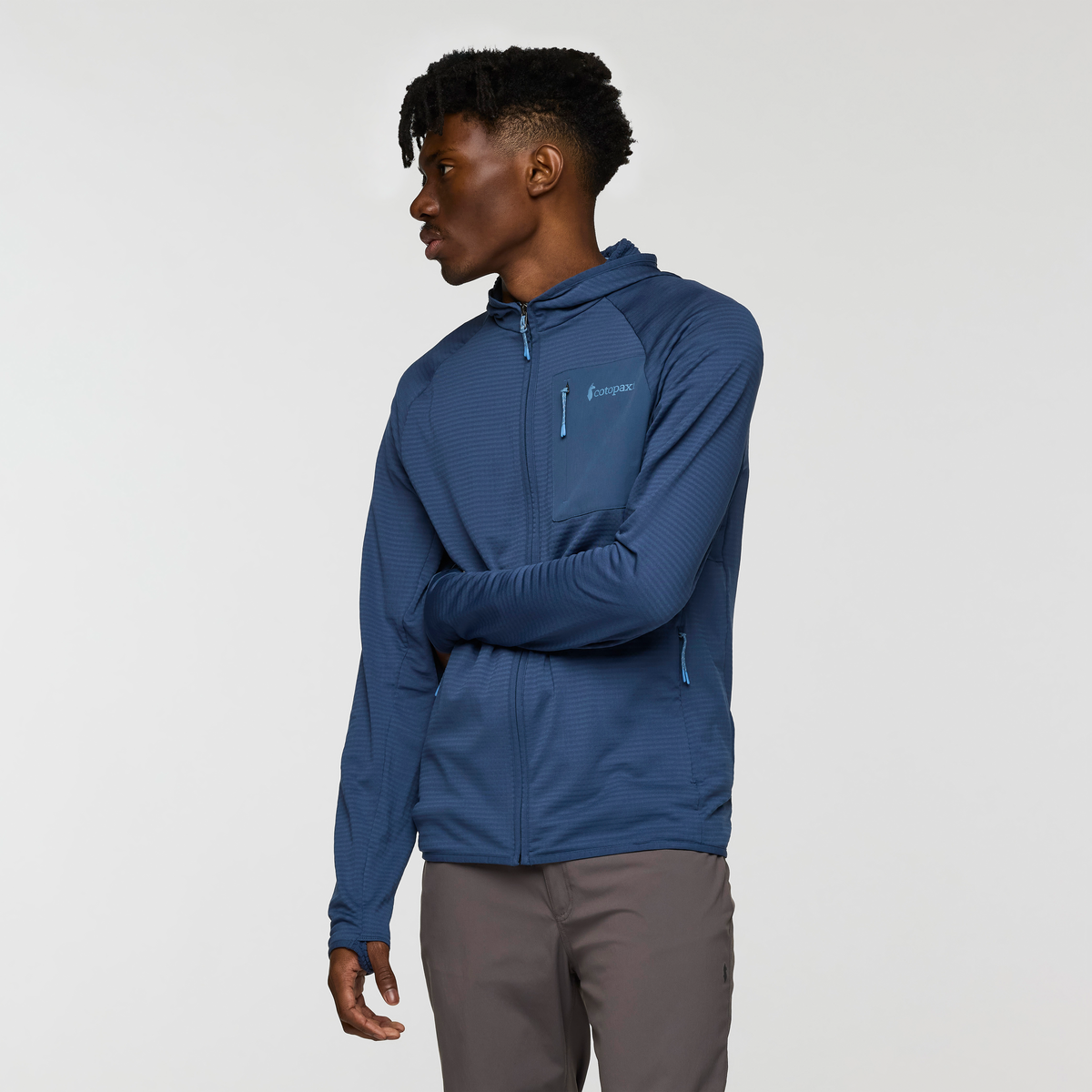 Otero Fleece Full Zip Hooded Jacket   Men's