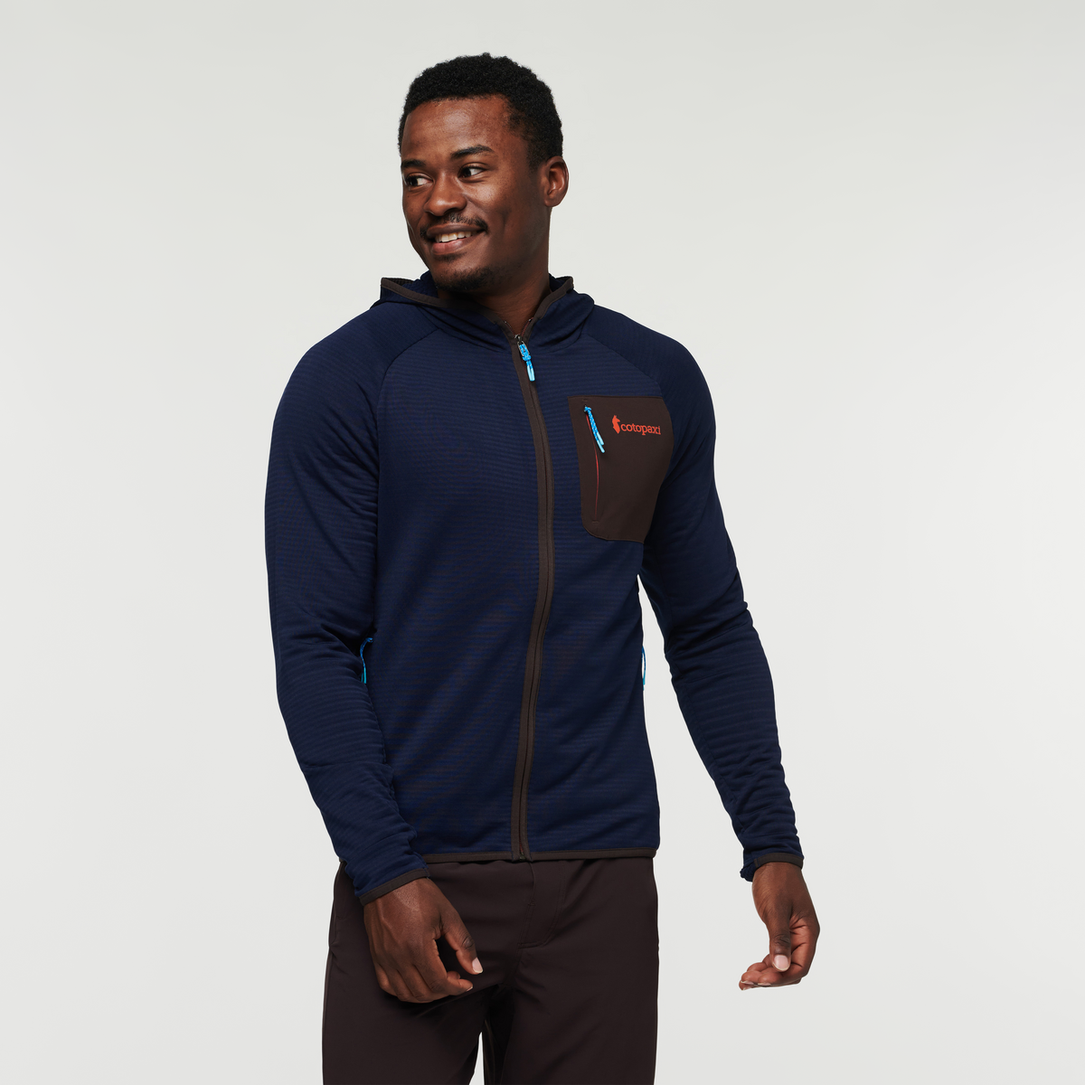 Otero Fleece Full Zip Hooded Jacket   Men's