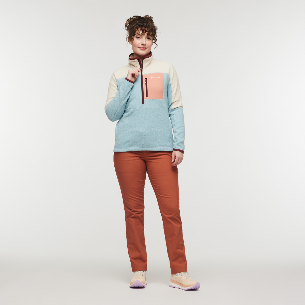 Alternative view of Abrazo Fleece Half Zip Jacket   Women's