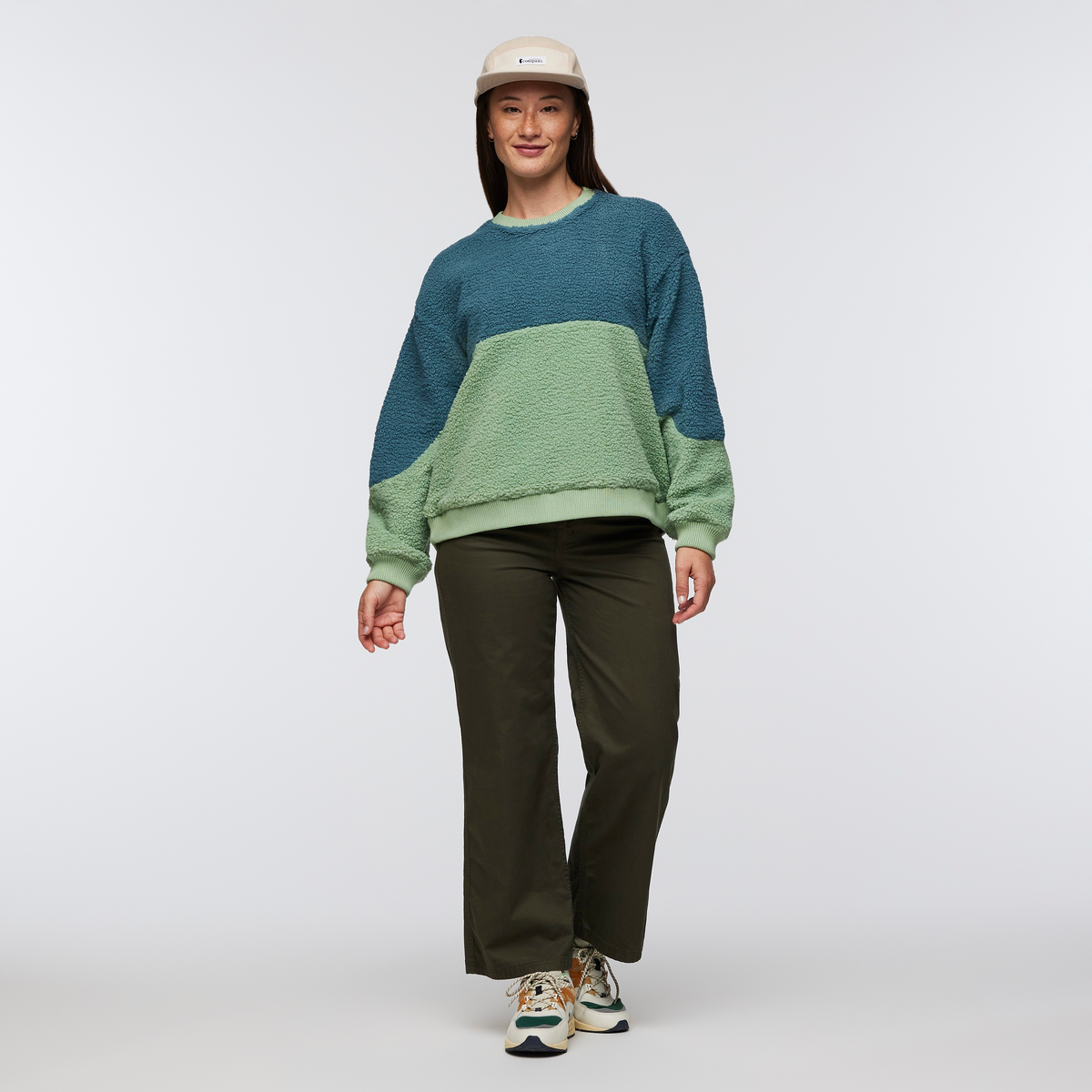 Alternative view of High Pile Fleece Crew   Women's